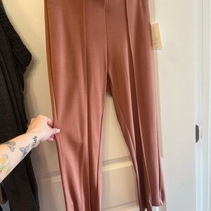 Women's Tan Pants, cropped and stylish!